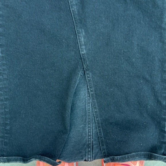 Stockholm Atelier Black Jean Skirt Size 4 - Picture 3 of 6